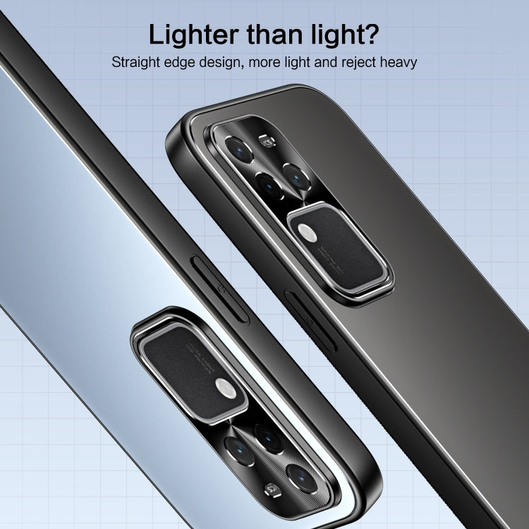 For vivo S18 Pro R-JUST RJ-61 Electroplating Frosted TPU + PC Phone Case(Grey)