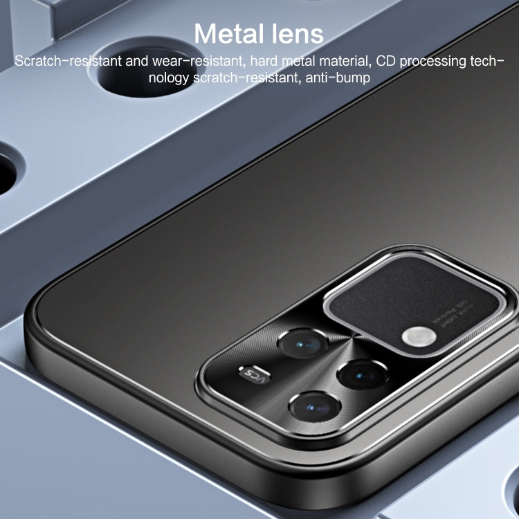 For vivo S18 Pro R-JUST RJ-61 Electroplating Frosted TPU + PC Phone Case(Grey)