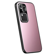 For vivo S18 Pro R-JUST RJ-61 Electroplating Frosted TPU + PC Phone Case(Pink)