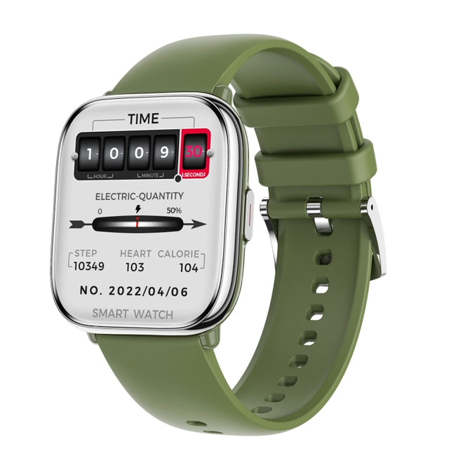 HD12 1.75 inch IP68 Water-resistant Smart Watch, Support Blood Oxygen Monitoring(Green)