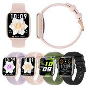 HD12 1.75 inch IP68 Water-resistant Smart Watch, Support Blood Oxygen Monitoring(Black)