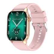 T98 2.04 inch IP68 Water-resistant Bluetooth Call Smart Watch, Support Blood Oxygen Monitoring(Pink)