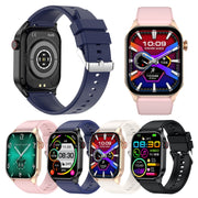 T98 2.04 inch IP68 Water-resistant Bluetooth Call Smart Watch, Support Blood Oxygen Monitoring(Pink)