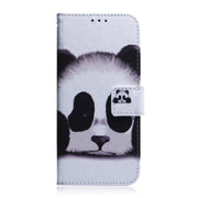 For Google Pixel 9 Pro Coloured Drawing Flip Leather Phone Case(Panda)