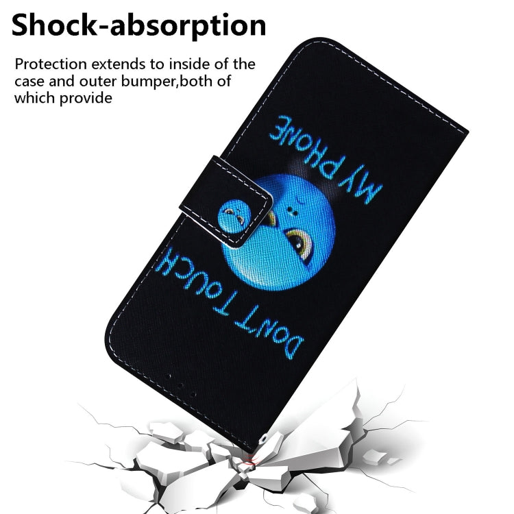 For Google Pixel 9 Pro Coloured Drawing Flip Leather Phone Case(Anger)