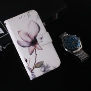 For Google Pixel 9 Pro Coloured Drawing Flip Leather Phone Case(Magnolia)