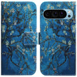 For Google Pixel 9 Coloured Drawing Flip Leather Phone Case(Apricot) - Google Cases by PMC TechLife | Online Shopping South Africa | PMC TechLife | Buy Now Pay Later Mobicred