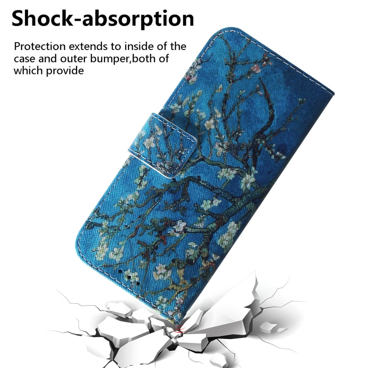 For Google Pixel 9 Coloured Drawing Flip Leather Phone Case(Apricot)