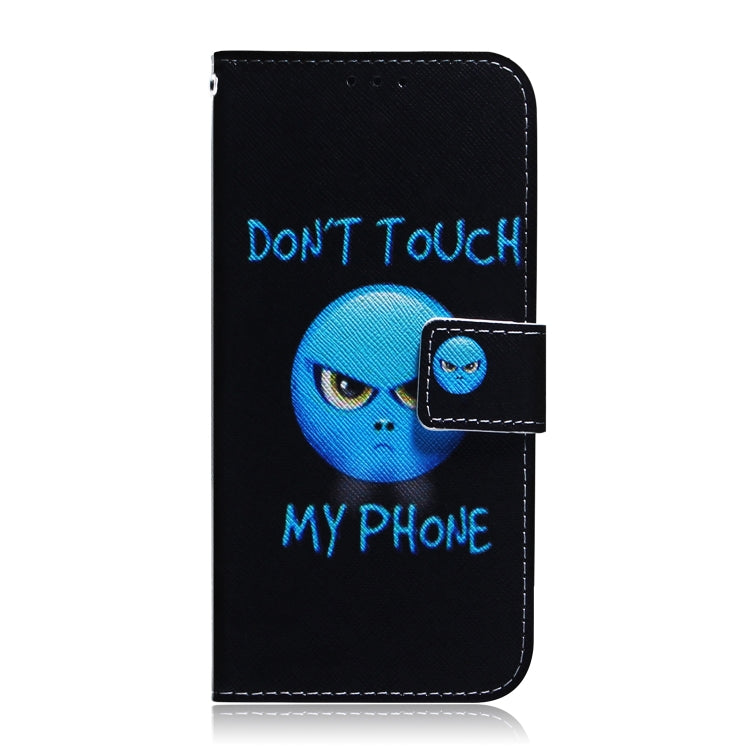 For Google Pixel 9 Coloured Drawing Flip Leather Phone Case(Anger)
