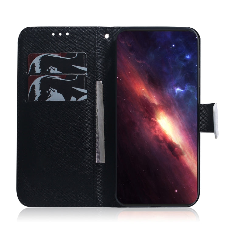 For Google Pixel 9 Coloured Drawing Flip Leather Phone Case(Anger)