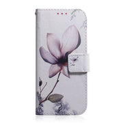 For Google Pixel 9 Coloured Drawing Flip Leather Phone Case(Magnolia)
