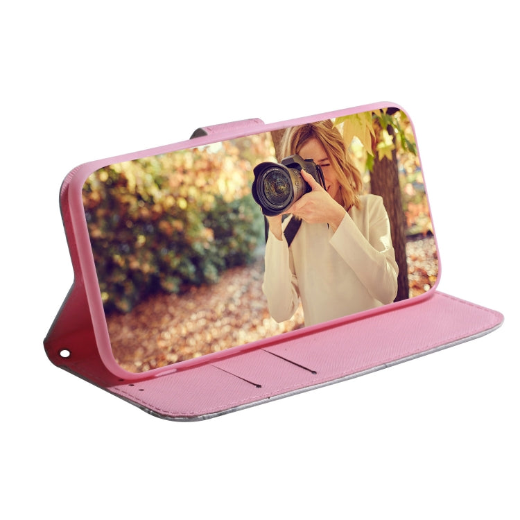 For Google Pixel 9 Coloured Drawing Flip Leather Phone Case(Magnolia)