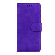 For Google Pixel 9 Pro Skin Feel Pure Color Flip Leather Phone Case(Purple)