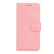 For Google Pixel 9 Skin Feel Pure Color Flip Leather Phone Case(Pink)