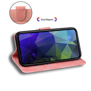 For Google Pixel 9 Skin Feel Pure Color Flip Leather Phone Case(Pink)
