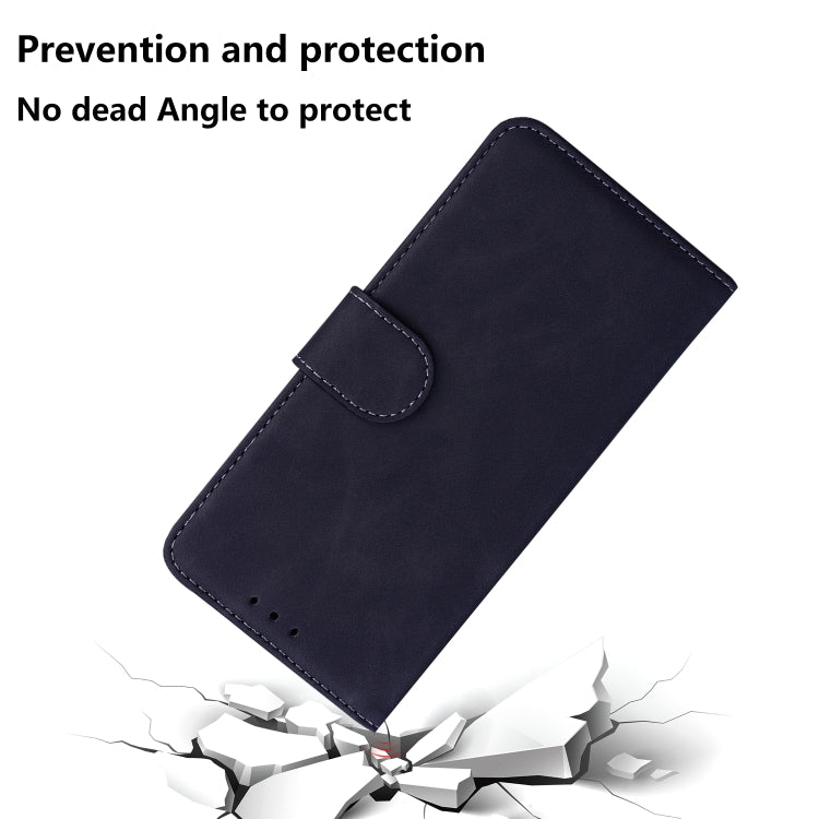 For Google Pixel 9 Skin Feel Pure Color Flip Leather Phone Case(Black)