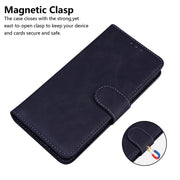 For Google Pixel 9 Skin Feel Pure Color Flip Leather Phone Case(Black)