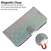 For Google Pixel 9 Pro Colorful Magnetic Buckle Leather Phone Case(Silver)