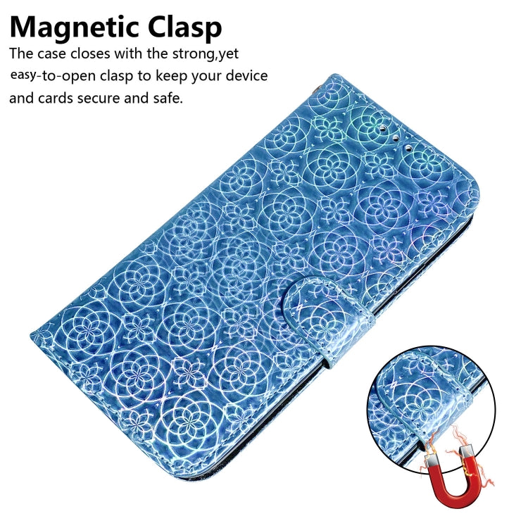 For Google Pixel 9 Colorful Magnetic Buckle Leather Phone Case(Blue)