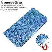 For Google Pixel 9 Colorful Magnetic Buckle Leather Phone Case(Blue)