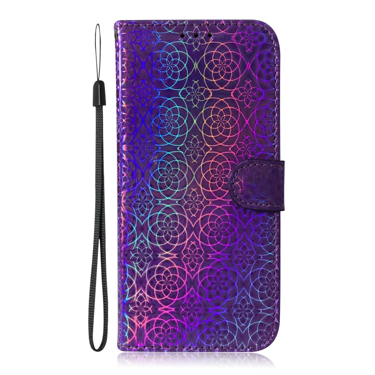 For Google Pixel 9 Colorful Magnetic Buckle Leather Phone Case(Purple)