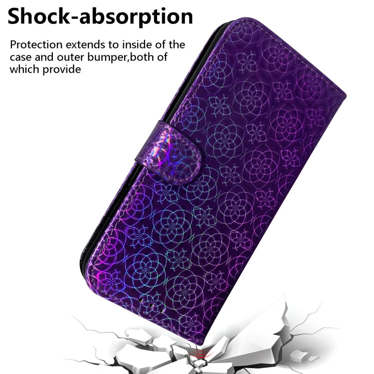 For Google Pixel 9 Colorful Magnetic Buckle Leather Phone Case(Purple)
