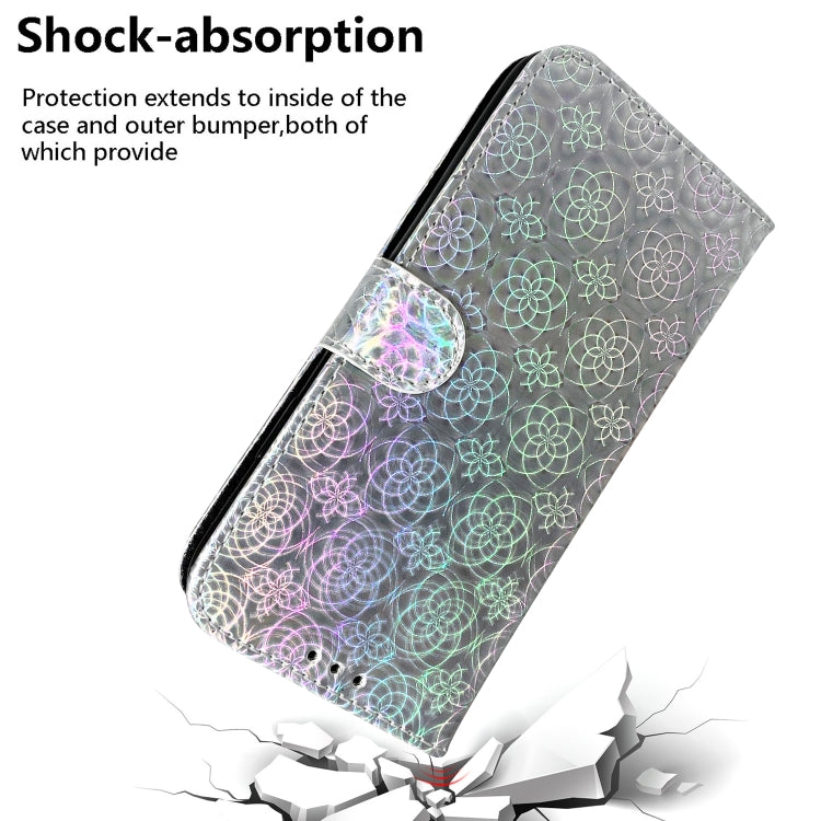 For Google Pixel 9 Colorful Magnetic Buckle Leather Phone Case(Silver)