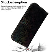 For Google Pixel 9 Colorful Magnetic Buckle Leather Phone Case(Black)