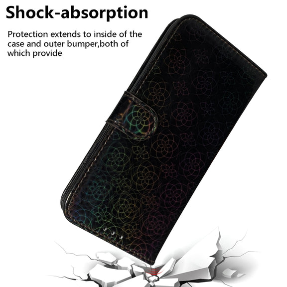 For Google Pixel 9 Colorful Magnetic Buckle Leather Phone Case(Black)