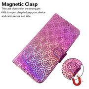 For Google Pixel 9 Colorful Magnetic Buckle Leather Phone Case(Pink)