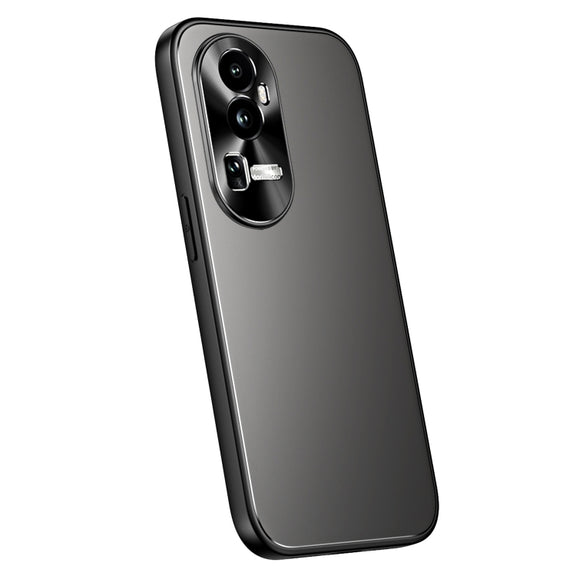 For OPPO Reno10 Pro+ Global R-JUST RJ-61 Electroplating Frosted TPU + PC Phone Case(Grey)