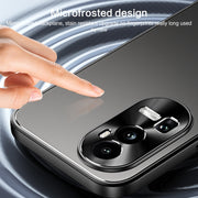 For OPPO Reno10 Pro+ Global R-JUST RJ-61 Electroplating Frosted TPU + PC Phone Case(Grey)