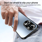 For OPPO Reno10 Pro+ Global R-JUST RJ-61 Electroplating Frosted TPU + PC Phone Case(Grey)