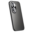 For OPPO Reno11 Global R-JUST RJ-61 Electroplating Frosted TPU + PC Phone Case(Grey) - OPPO Cases by R-JUST | Online Shopping South Africa | PMC TechLife | Buy Now Pay Later Mobicred