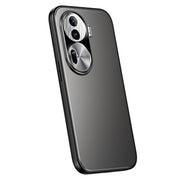 For OPPO Reno11 Global R-JUST RJ-61 Electroplating Frosted TPU + PC Phone Case(Grey)