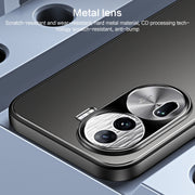 For OPPO Reno11 Global R-JUST RJ-61 Electroplating Frosted TPU + PC Phone Case(Grey)