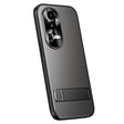 For OPPO Reno10 Pro+ Global R-JUST RJ-61 Electroplating Frosted TPU + PC Phone Case with Holder(Grey) - OPPO Cases by R-JUST | Online Shopping South Africa | PMC TechLife | Buy Now Pay Later Mobicred