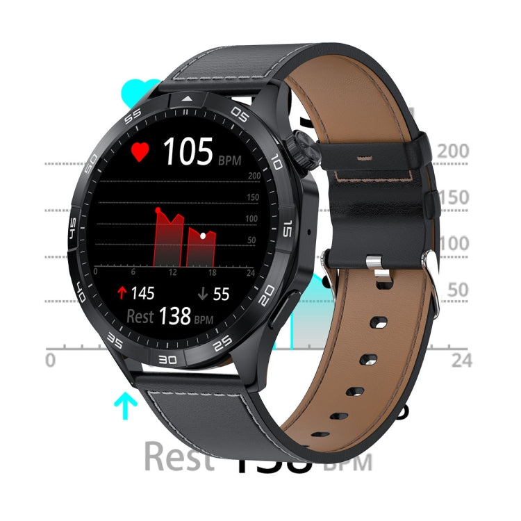 LEMFO HK4 1.43 inch AMOLED Round Screen Smart Watch Supports Bluetooth Calls(Silver)