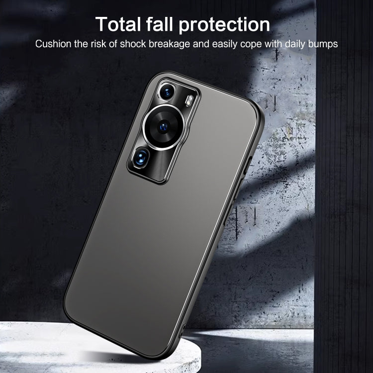 For Huawei P60 / P60 Pro R-JUST RJ-61 Electroplating Frosted TPU + PC Phone Case(Blue)