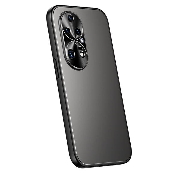 For Huawei P50 R-JUST RJ-61 Electroplating Frosted TPU + PC Phone Case(Grey)