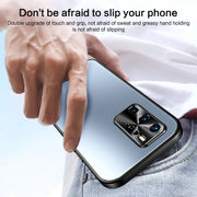 For Huawei P40 R-JUST RJ-61 Electroplating Frosted TPU + PC Phone Case(Blue)