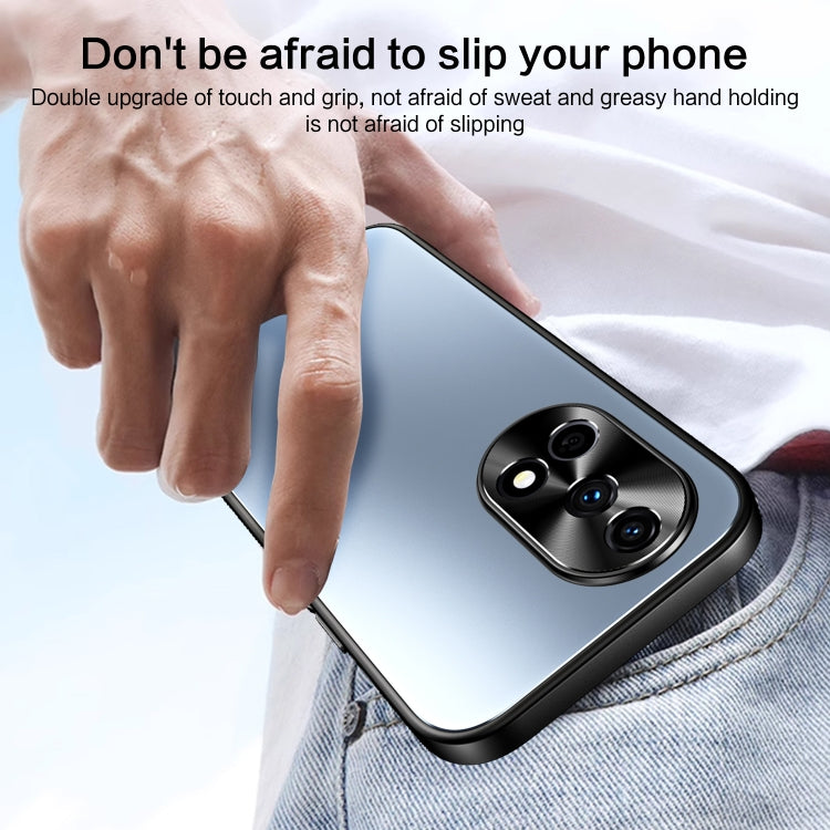 For Huawei nova 12 R-JUST RJ-61 Electroplating Frosted TPU + PC Phone Case(Grey)