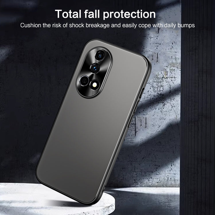 For Huawei nova 12 R-JUST RJ-61 Electroplating Frosted TPU + PC Phone Case(Blue)