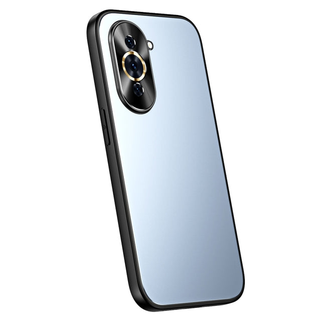 For Huawei nova 10 Pro R-JUST RJ-61 Electroplating Frosted TPU + PC Phone Case(Blue)