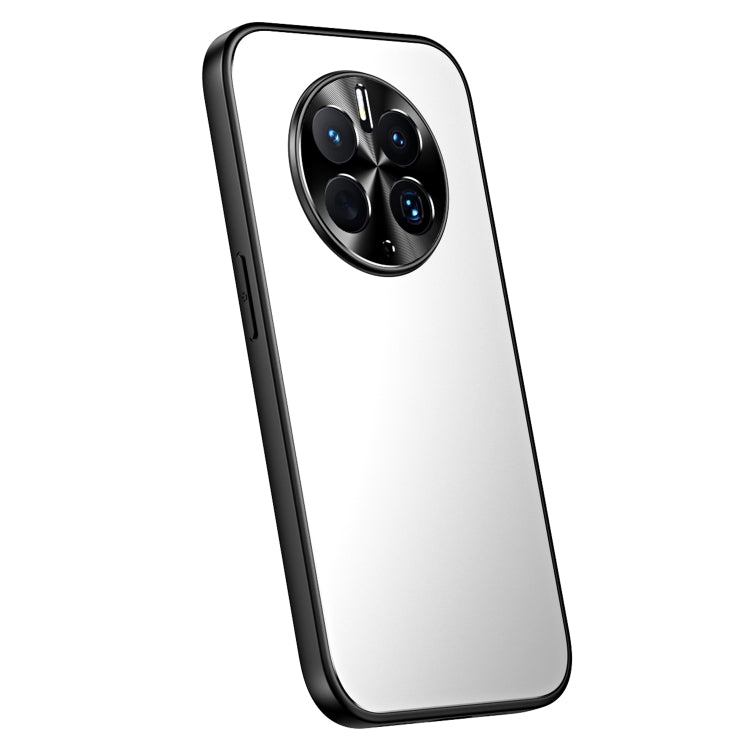 For Huawei Mate 50 R-JUST RJ-61 Electroplating Frosted TPU + PC Phone Case(Silver)