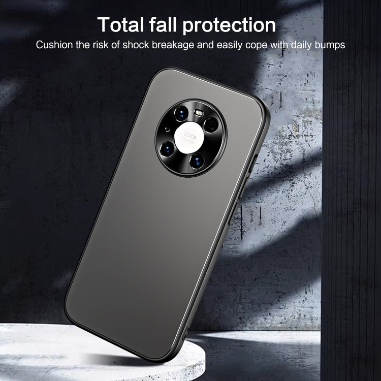 For Huawei Mate 40 Pro R-JUST RJ-61 Electroplating Frosted TPU + PC Phone Case(Blue)