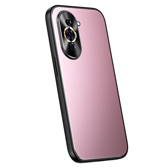 For Huawei nova 10 R-JUST RJ-61 Electroplating Frosted TPU + PC Phone Case(Pink)