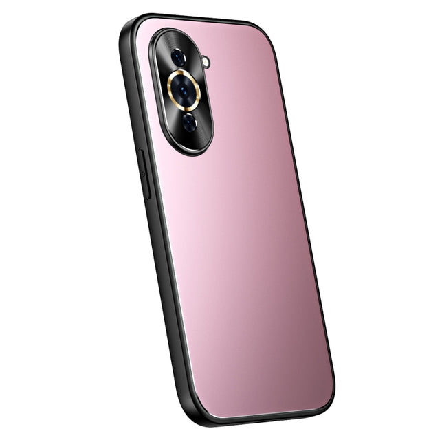 For Huawei nova 10 R-JUST RJ-61 Electroplating Frosted TPU + PC Phone Case(Pink)