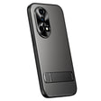 For Huawei nova 12 R-JUST RJ-61 Electroplating Frosted TPU + PC Phone Case with Holder(Grey) - Huawei Cases by R-JUST | Online Shopping South Africa | PMC TechLife | Buy Now Pay Later Mobicred
