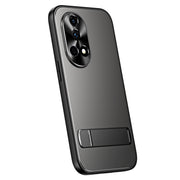 For Huawei nova 12 R-JUST RJ-61 Electroplating Frosted TPU + PC Phone Case with Holder(Grey)